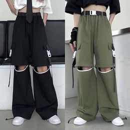 Pantaloni da uomo Summer Fenggao Street Trends Piede smontato Uomini e donne Casual Terront
