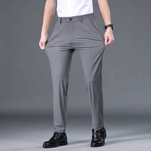 Pantalon masculin d'été bon pantalon lisse extensible pour hommes