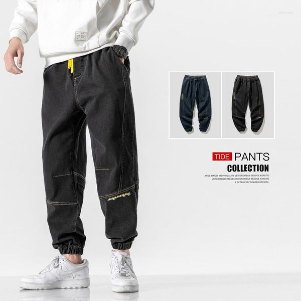 Pantalons pour hommes été Harlan Jeans hommes jambe large ample décontracté Plus gros grande taille 9 points à la mode marque Leggings