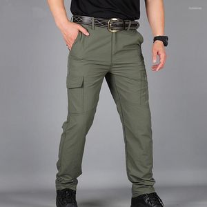 Pantalons pour hommes Randonnée d'été Séchage rapide Cargo Hommes Pantalons de travail légers Hommes tactiques en plein air Nylon Casual 2023