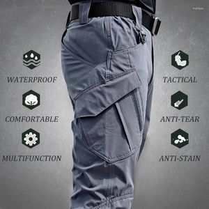 Pantalon masculin d'été léger tactique de style tactique de style extérieur combat imperméable combat militaire camouflage multi-poche jogging
