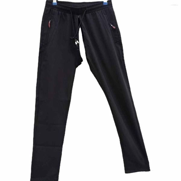 Pantalons pour hommes été hommes décontracté glace soie respirant pantalon Invisible fermeture éclair siège ouvert sexe hommes pratique Baggy Cargo