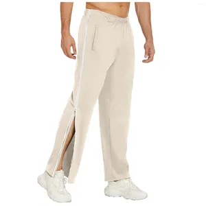 Pantalon masculin Summer Hip Hop Sweatpants Button Sport Sport Tracks Clomage Jogger Bravage Pantalon Jogging Jogging Sportswear Streetwear 2024
