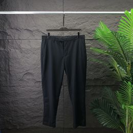 Herenbroek zomer nieuwe mode heren broek counter business casual slanke pak broek plaid brief letter patroon pantsaa2266