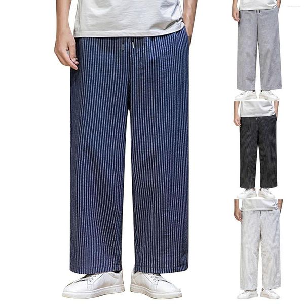 Pantalons pour hommes Pantalons de survêtement d'été Homme Loose Straight Bloomers Casual Male Fitness Baggy Streetwear Pantalones