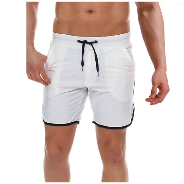 Pantalones para hombres pantalones de verano 'pantanos de pantalones casuales de la cintura lasggings elásticos de cintura de estilo retro japonés suelto para el hombre delgado hombre