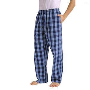 Pantalons pour hommes Pantalons de survêtement Cargo Hommes Plaid Loose Sport Pyjama Pantalons Vêtements Sports Joggers Pantalones