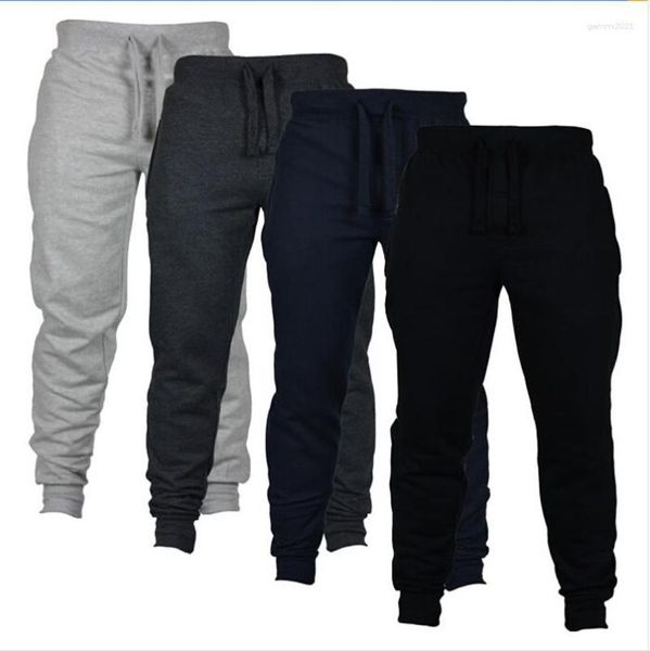 Pantalons pour hommes pantalons de survêtement hommes tricotés hommes sueur sport solide homme survêtement bas Jogging piste survêtement 2023 printemps automne 5xl