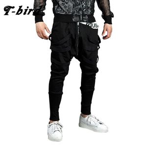 Pantalons pour hommes t-bird hommes décontracté Joggers pantalon 2023 marque mâle Hip Hop coton laçage mince collants Style de rue hommes pantalons de survêtement