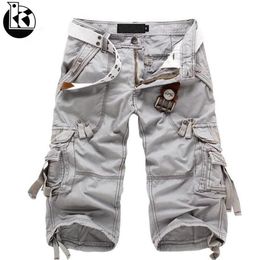 Pantalons pour hommes Camouflage tactique Camo Cargo Shorts hommes 2021 décontracté mâle travail en vrac homme militaire court 29-38254Z