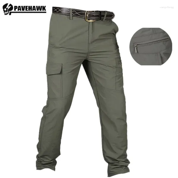 Pantalones para hombres Táctico Cargo Hombres Al aire libre Impermeable Transpirable Verano Casual Ejército Militar Pantalones Masculino Seco rápido