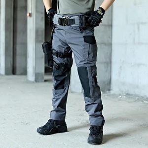 Pantalon masculin cargo décontracté tactique pantalon multi-poches