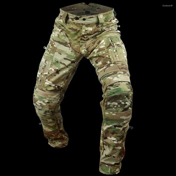 Pantalones de hombre, ropa militar táctica, ropa de trabajo para hombres, pantalones de combate al aire libre de carga del ejército de EE. UU., bolsillos múltiples de Paintball