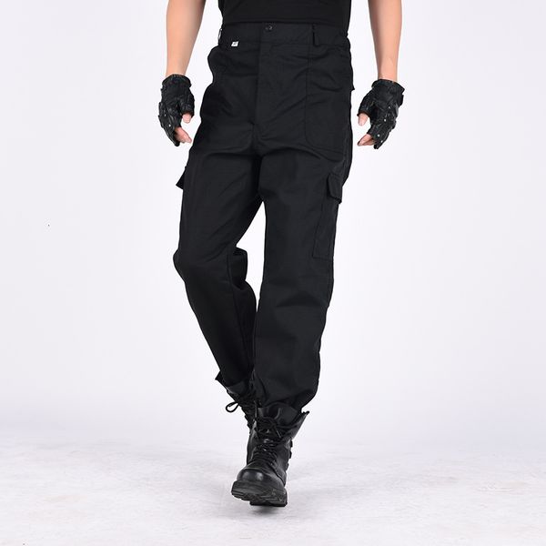 Pantalons pour hommes Pantalons tactiques Armée Pantalon cargo militaire Hommes Travail Pantalones Salopette Hombre de haute qualité SWAT Airsoft Pantalon de combat Pantalon noir 230512