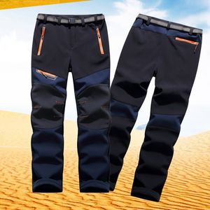 Pantalons pour hommes TACVASEN 4 saisons respirant hommes pantalons tactiques pêche randonnée Camping imperméable sans polaire pantalon fermeture éclair poche pantalon décontracté