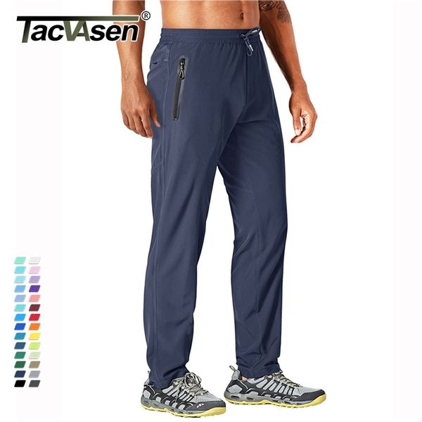 Pantalons pour hommes TACVASEN Outdoor Men Quick Dry Straight Running Randonnée Élastique Léger Yoga Fitness Exercice Pantalons De Jogging Joggers 220826