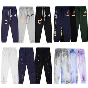 Herenbroeken Lange joggingbroek paars danskleding broek punkbroek mode casual sport Ademende zware broek voor mannen dames vrouwelijke broek Koreaanse zijden broek sport