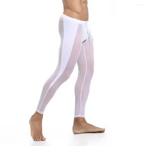 Pantalon pour hommes minces sports respirants avec une taille à cordon pour une formation en fitness cycliste