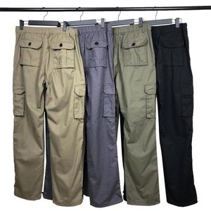 Pantalons pour hommes Top Quality Designers Pantalons Badge Patches Lettres Hommes Femmes Zipper Track Pant Coton Casual Cargo Pantalon Street304w