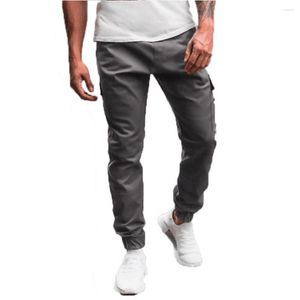 Pantalons pour hommes Pantalons d'entraînement Taille mi-haute Toucher de la peau Polyvalent Hommes Casual Hip Hop Cargo Sports Vêtements quotidiens