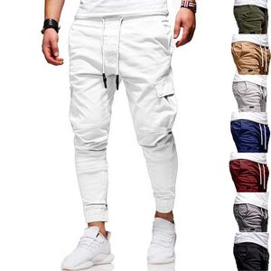 Pantalons pour hommes Tendance Mode Casual Jogger Fitness Bodybuilding Gymnases Pantalons de survêtement Pantalons