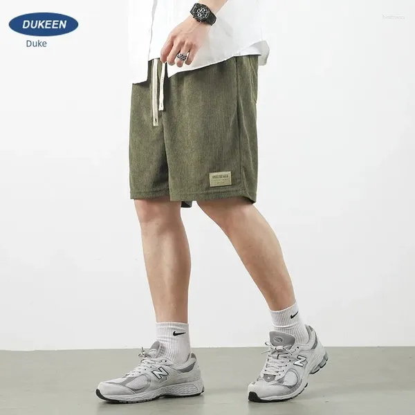 Pantalon masculin Brand à la mode EN 380G Shorts décontractés en velours côtelé