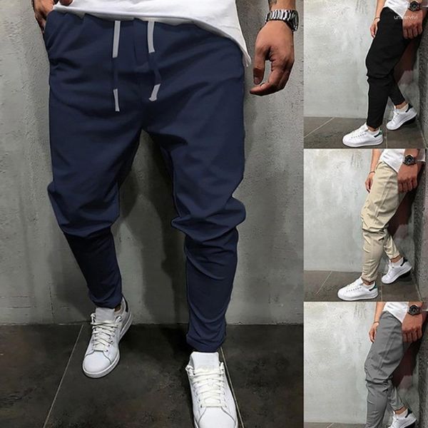 Pantalones de hombre Trendy Nine-Quarter Casual con diseño europeo y americano