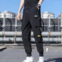 Pantalon pour hommes tendance surdimensionné décontracté marque de sport jambe ample longue machine à neuf points peut super travail