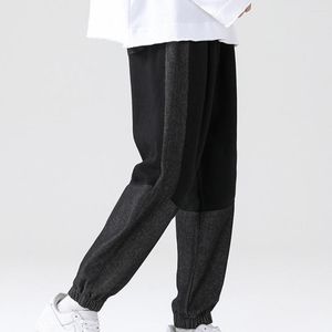 Pantalons pour hommes Pantalons de survêtement à la mode Pantalon d'automne avec cordon de serrage à l'entrejambe profond