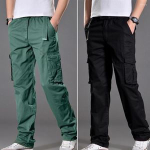 Pantalons pour hommes Pantalons d'entraînement à la mode Longueur de la cheville Polyvalent Toucher la peau Taille moyenne Salopette de sport pour hommes