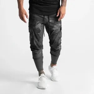 Pantalons pour hommes pantalons d'entraînement jambe sport vêtements de loisirs hommes coton thermique cyclisme pour vêtements de musculation