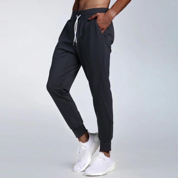 Pantalones de hombre Pantalones Entrenamiento Pierna Deportes Ocio para hombres Correr Fitness Guardia suelta Interior Casa Corte Jean Band