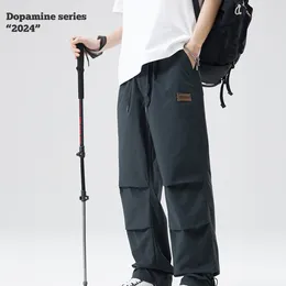 Pantalon masculin parachute de parachute de la mode d'été Multi poches pantalon de cargaison de conception de marque de haute qualité streetwears
