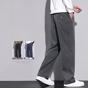 Herenbroek Verbeterde zachte, gezellige stof Baggy Rechte elastische taille Dikke casual wijde broek Heren Oversized M-5XL