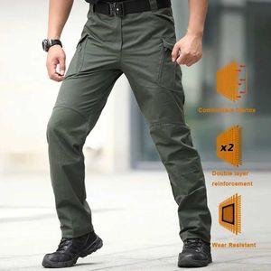 Herenbroeken Urban Tactical Cargo Pants Classic Outdoor Wandel Rais Leger Tactische hardloper Camo Militaire Multi Pocket Solid Mensl2405
