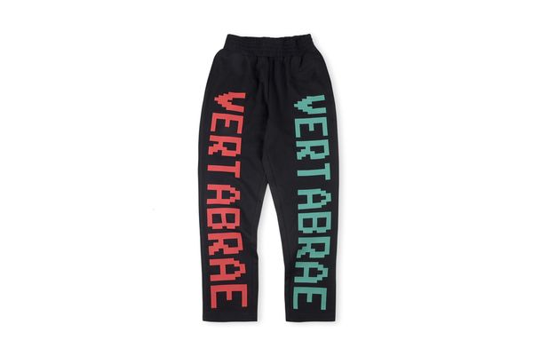 Pantalons pour hommes Vertabrae Y2K pantalons de survêtement pantalons femmes Harajuku Hip Hop lettre imprimer Baggy pantalons décontractés taille élastique cordon pantalon de jogging