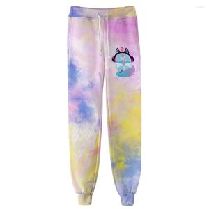 Pantalon homme VTuber Silvervale Anime survêtement Harajuku pantalon 2023 japonais Manga hommes femmes pantalons de survêtement 3D