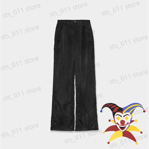 Pantalons pour hommes VUJADE VD PANTALON DE SURVÊTEMENT EN NYLON ÉCRASÉ Hommes Femmes 1 1 Pantalon de survêtement noir de haute qualité T230419