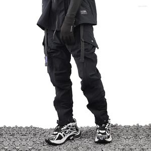 Pantalon pour homme Whyworks 23ss Forme ajustable Cargo Dwr Material 3d Pockets Techwear Dystopian Warcore