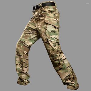 Herenbroek winter camouflage tactische fleece vracht mannen ix9 militair leger gevecht buiten wandeltraining zachte joggers broek