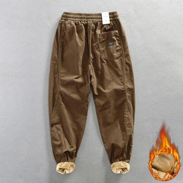 Pantalon pour hommes en coton hiver