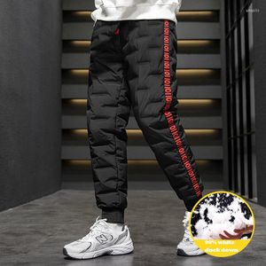 Pantalon homme hiver bas coton 90% canard blanc taille moyenne épais chaud pantalon randonnée en plein air imperméable pantalon décontracté