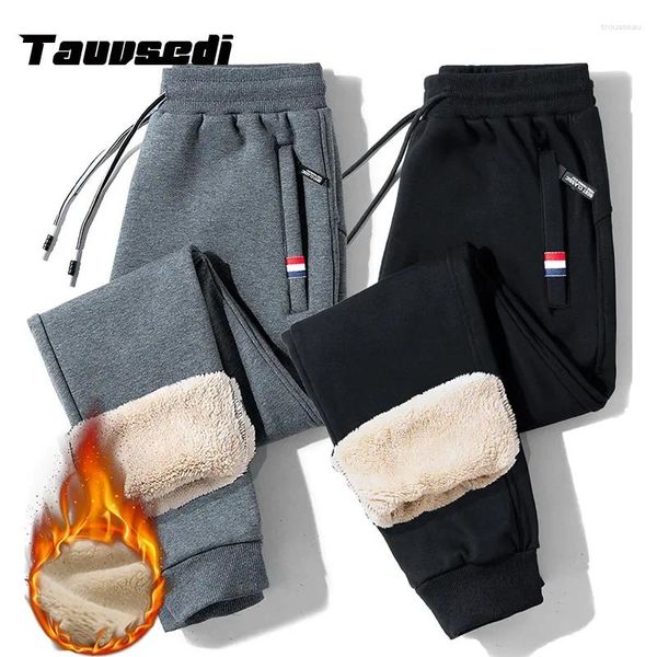 Pantalones para hombres Invierno Hombres Cálido Feelce Mens Casual Grueso Joggers Sweetpant Pantalones Otoño Moda Deportes Térmicos Masculino