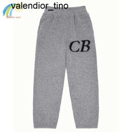 Pantalones para hombre Invierno Nueva letra Jacquard Cole Buxton Pantalones de punto Diseñador de moda Marca de gran tamaño para hombre Pantalones para mujer