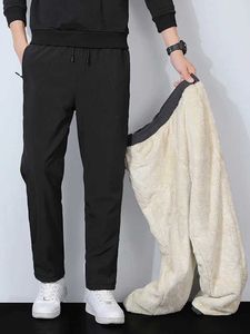 Pantalon pour hommes pantalon de sport en laine chaude épais hiver