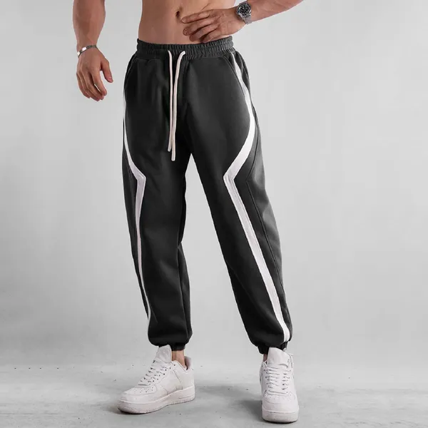 Pantalon pour hommes à cordon de cordon de serrage en vrac en vrac pantalon de style coréen pantalon baggy saint jogger de printemps d'été