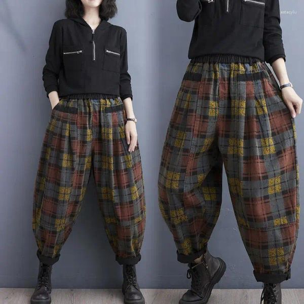Pantalon pour hommes Jeans pour femmes Big Pocket Pocket Spring et Automne Grande MM Fat MM LOBE LOBE LA MODE HARLAN
