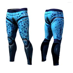 Pantalons pour hommes femmes Yoga sport exercice Fitness pantalons de course Gym Slim Compression Leggings Sexy hanches taille haute