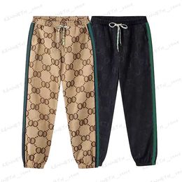 Herenbroek damesbroeken voor heren casual heren lange broek letters zwarte kaki groene casual stijl joggingbroek hiphop losse heren broeken. T230316