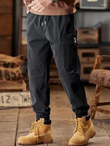 Pantalons pour hommes travaillent pour le printemps et l'automne Leggings pour jeunes à jambe droite